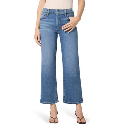 Hudson Jeans Rosalie High Rise Wide Leg Ankle Crop Jeans In Blue
