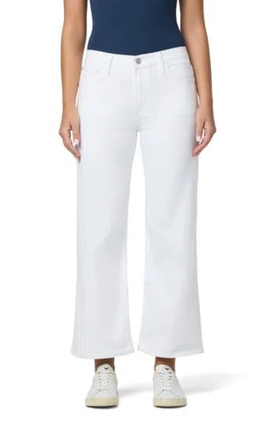Hudson Jeans Rosalie High Waist Ankle Wide Leg Jeans In White
