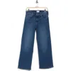 Hudson Jeans Rosalie High Waist Raw Hem Wide Leg Jeans In Callisto