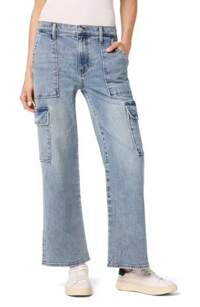 Hudson Jeans Rosalie High Waist Wide Leg Cargo Jeans In Avila