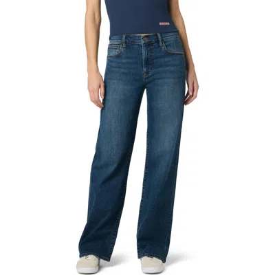 Hudson Jeans Rosalie High Waist Wide Leg Jeans In Blue