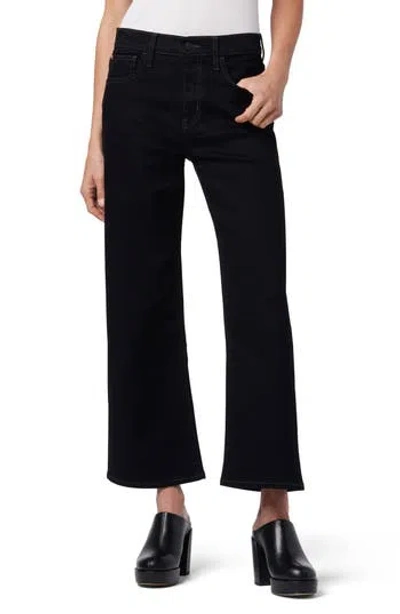 Hudson Jeans Rosalie High Waist Wide Leg Jeans (black Rinse)