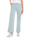 Hudson Jeans Rosalie High Waist Wide Leg Cargo Pants In Grey