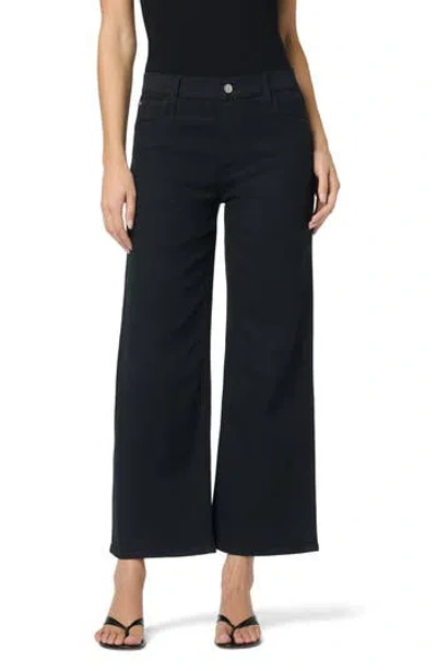 Hudson Jeans Rosalie Wide Leg Ankle Jeans In Black
