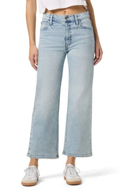 Hudson Jeans Rosalie Wide Leg Ankle Jeans In Blue