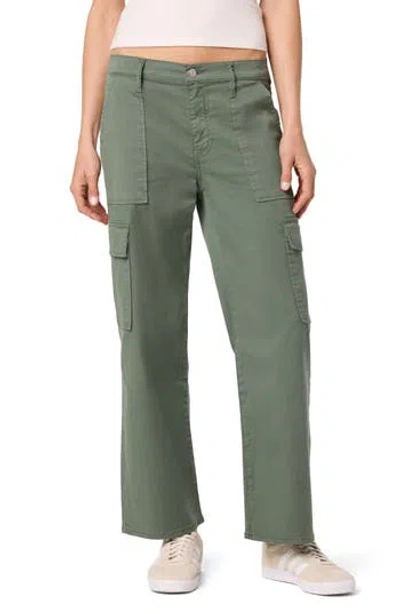 Hudson Jeans Rosalie Wide Leg Cargo Pants In Green