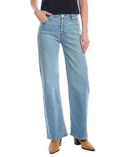 Hudson Jeans Rose High-rise Oak Wide Leg Petite Jean In Blue