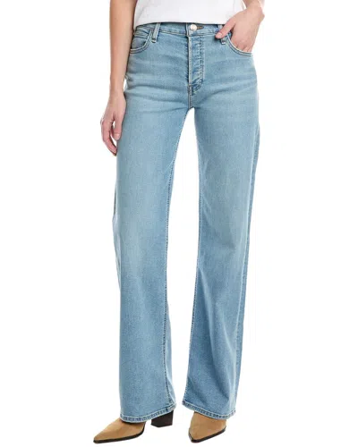 Hudson Jeans Rose High-rise Oak Wide Leg Jean In White