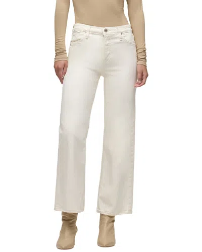 Hudson Jeans Rosie Ecru Wide Leg Jean In White