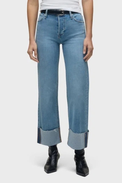 Hudson Jeans Rosie Hi Rise Wide Leg Ankle In Oak