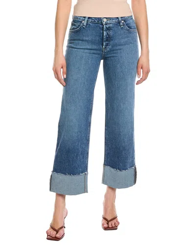 Hudson Jeans Rosie High-rise Mallorca Wide Leg Jean In Blue