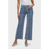 Hudson Jeans Rosie High-rise Wide Leg Ankle In Blue