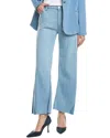 Hudson Jeans Rosie High-rise Wide Leg Crop Blue Spring Jean In Blue