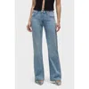 Hudson Petites Rosie High Rise Wide Leg Jeans In Oak