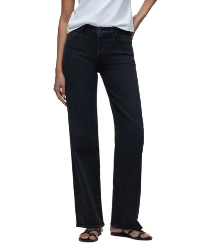 Hudson Jeans Rosie High-rise Wide Leg Jean In Black
