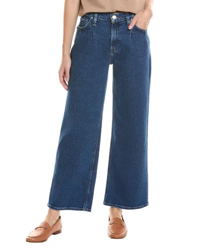 Hudson Jeans Rosie Pleated High-rise Rocky Blue Wide Leg Jean