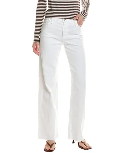 Hudson Jeans Rosie White Lily Wide Leg Jean In Multi
