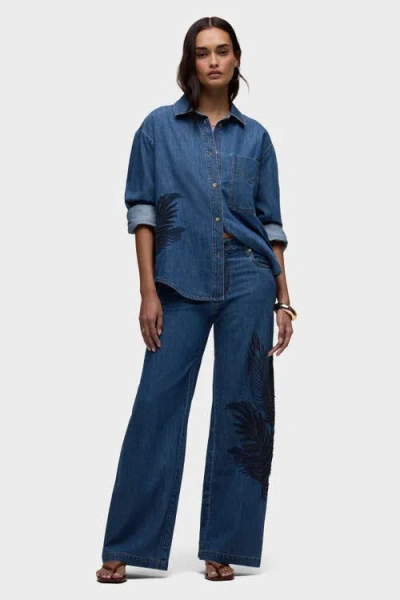 Hudson Jeans Rylee Loose Pant In Blue