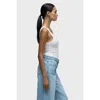 Hudson Jeans Scoop Neck Bodysuit In White
