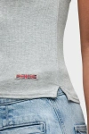 Hudson Jeans Scoop Neck Tank In Heather Grey