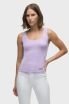Hudson Jeans Scoop Neck Tank In Orchid Bloom