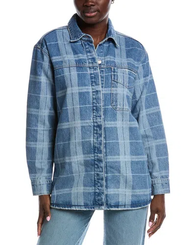 Hudson Jeans Shacket In Blue