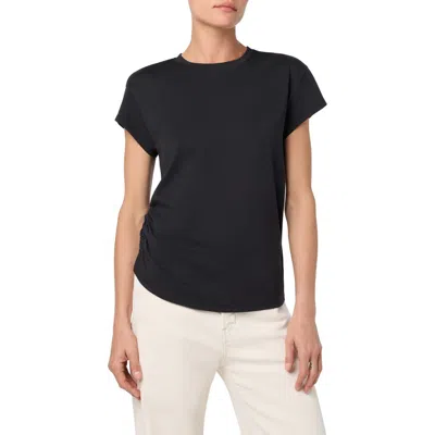 Hudson Jeans Short Sleeve Ruched T-shirt In Multi