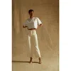 Hudson Forward Seam Tee In White