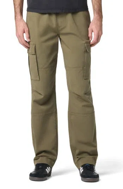 Hudson Jeans Stretch Cotton Cargo Pants In Green