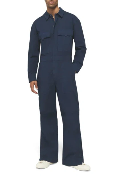 Hudson Jeans The Trooper Gender Inclusive Cotton Blend Utility Jumpsuit In Nightfall