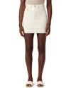 Hudson Jeans The Viper Skirt In Beige