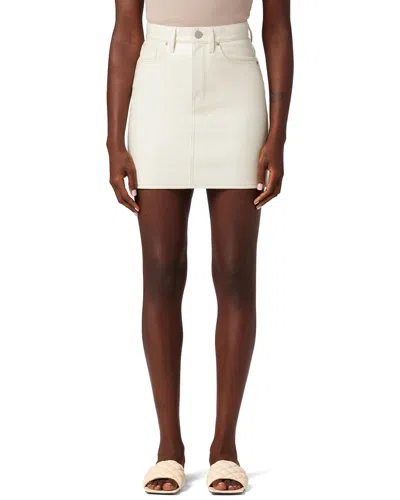 Hudson Women's Viper Faux Patent Leather Miniskirt In White
