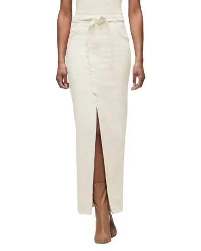 Hudson Jeans Tie Waist Maxi Skirt In Neutral