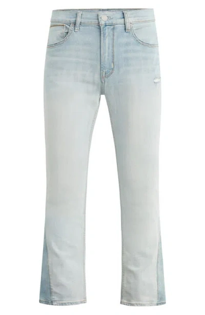 Hudson Jeans Walker Inset Kick Flare Jeans In Sunlight