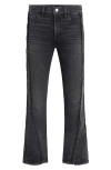 Hudson Jeans Walker Reconstruction Kick Flare Jeans In Reconstructed Black