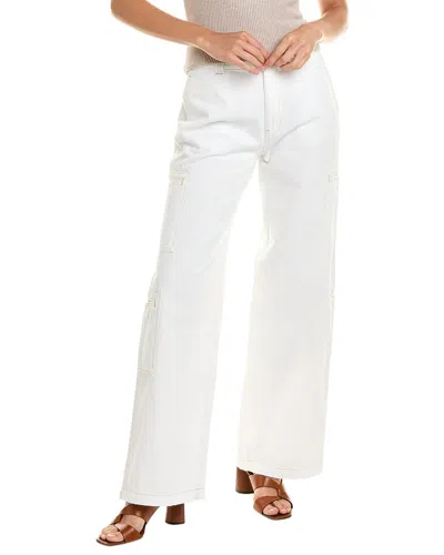 Hudson Jodie 5 Pocket High Rise Wide Leg Jeans In White