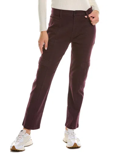 Hudson Jeans Winetasting Utility Cargo Jean In Burgundy