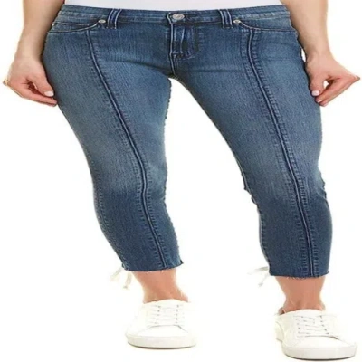 Pre-owned Hudson Jeans Women's Nico Midrise Crop Super Skinny 5 Pocket Jean In Unfamed