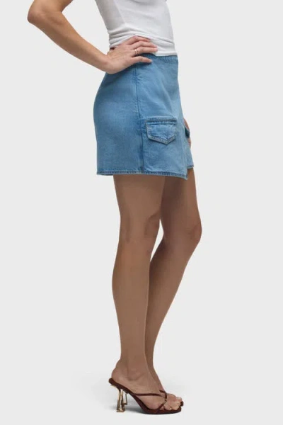 Hudson Jeans Wrap Mini Skirt In Mountain