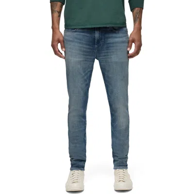 Hudson Jeans Zack Distressed Skinny Jeans In Dark Shadow