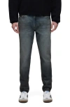 Hudson Jeans Zack Skinny Fit Jeans In Coated Charcoal