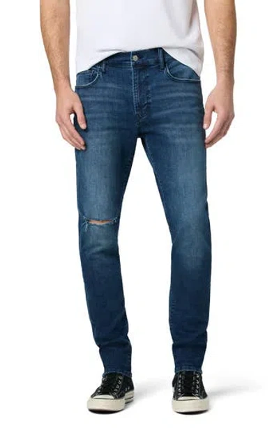 Hudson Jeans Zane Ripped Skinny Jeans In Blue