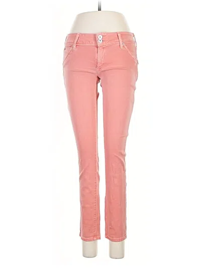 Pre-owned Hudson Jeggings In Pink