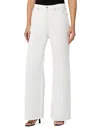 Hudson Jodie 5 Pocket High Rise Wide Leg Jeans In White In White