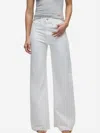 Hudson Jodie Denim Wide Leg Jean In White In White