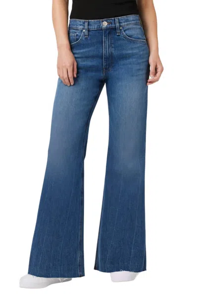 Hudson Dana High Rise Flared Jeans In Tranquil In Blue