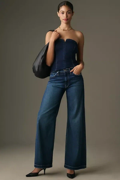 Hudson Jodie High-rise Wide-leg Jeans In Blue