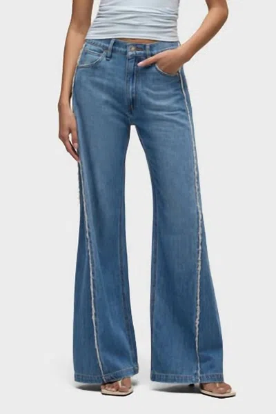 Hudson Jodie Loose Fit Wide Leg Jean In Unravel In Multi