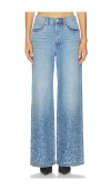 Hudson Jodie Loose Wide Jeans In Blue