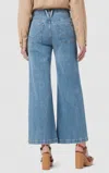 Hudson Jodie High Rise Ankle Wide Leg Jeans In West Lake In Multi